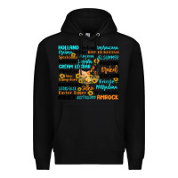 Black chicken typography Premium Hoodie - Artiststas