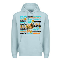 Blue Mist chicken typography Premium Hoodie - Artiststas