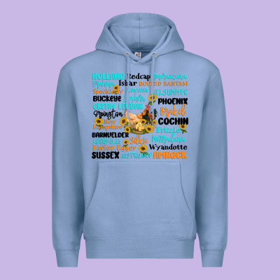 Chicken Typography Premium Hoodie Designed By Artiststas