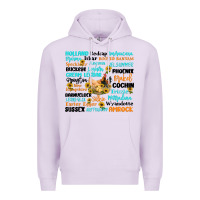Lilac chicken typography Premium Hoodie - Artiststas
