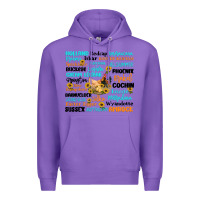 Purple chicken typography Premium Hoodie - Artiststas