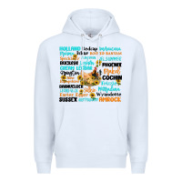 White chicken typography Premium Hoodie - Artiststas