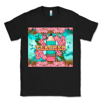 Black teacher floral pencil tumbler Classic Tee - BundleAndBundleShop