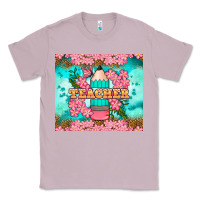 Lilac teacher floral pencil tumbler Classic Tee - BundleAndBundleShop