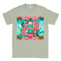Matcha teacher floral pencil tumbler Classic Tee - BundleAndBundleShop