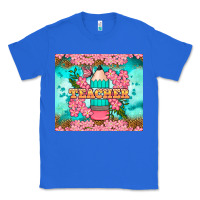 True Royal teacher floral pencil tumbler Classic Tee - BundleAndBundleShop