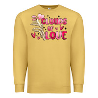 Antique Gold clouds of love Premium Sweatshirt - MaliasSmallBusiness