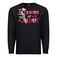 Black clouds of love Premium Sweatshirt - MaliasSmallBusiness