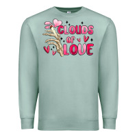 Seafoam clouds of love Premium Sweatshirt - MaliasSmallBusiness