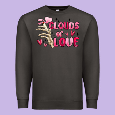 Clouds Of Love Premium Sweatshirt Designed By Maliassmallbusiness