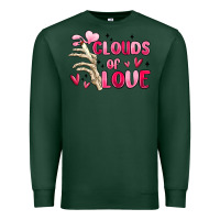Sports Green clouds of love Premium Sweatshirt - MaliasSmallBusiness