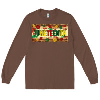 Chestnut juneteenth licence plate template Long Sleeve Tee - Artiststas