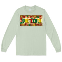 Matcha juneteenth licence plate template Long Sleeve Tee - Artiststas