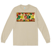 Mushroom juneteenth licence plate template Long Sleeve Tee - Artiststas