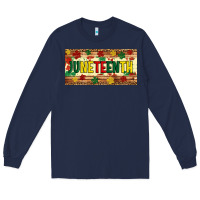Navy juneteenth licence plate template Long Sleeve Tee - Artiststas