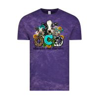Cloud Purple ocd obsessive cow disorder Vintage Tee - AdoDesignShop