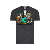 Vintage Black ocd obsessive cow disorder Vintage Tee - AdoDesignShop