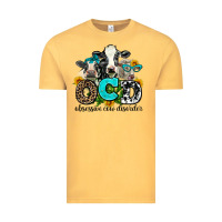 Vintage Mustard ocd obsessive cow disorder Vintage Tee - AdoDesignShop