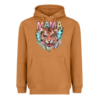 Meerkat mama tiger lightning bolt Heavyweight Hoodie - NancyCooperArtShop
