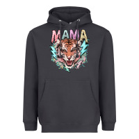 Smoke mama tiger lightning bolt Heavyweight Hoodie - NancyCooperArtShop