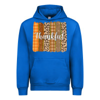 Cobalt Thankful Brushstrokes Urban Hoodie - texasbilliewilder