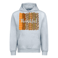 Heather Grey Thankful Brushstrokes Urban Hoodie - texasbilliewilder