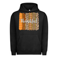 Pigment Black Thankful Brushstrokes Urban Hoodie - texasbilliewilder