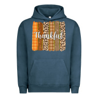 Pigment Midnight Navy Thankful Brushstrokes Urban Hoodie - texasbilliewilder