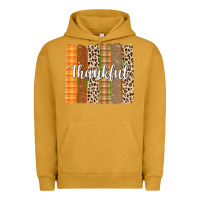 Pigment Peanut Butter Thankful Brushstrokes Urban Hoodie - texasbilliewilder