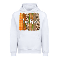 White Thankful Brushstrokes Urban Hoodie - texasbilliewilder