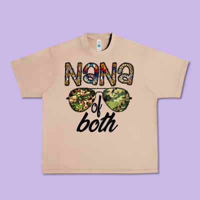 Nana Of Both Urban Heavy Tee Designed By Cowhidedigitalart