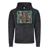 Aztec Background With Gemstone And Cowhide Vintage Hoodie | Teevron