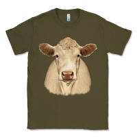 Army Green charolais Classic Tee - JahusDesignShop
