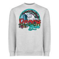 Heather Grey beach bum Heavyweight Sweatshirt - SublimationCraftShop