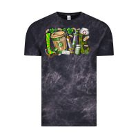 Cloud Black St Patricks love nurse Vintage Tee - RacoonDesign