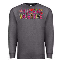 Charcoal Heather little miss valentine Premium Sweatshirt - NancyCooperArtShop