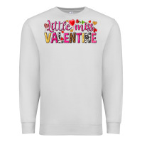 Dove Grey little miss valentine Premium Sweatshirt - NancyCooperArtShop