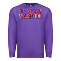 Purple little miss valentine Premium Sweatshirt - NancyCooperArtShop