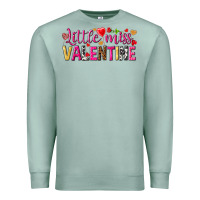 Seafoam little miss valentine Premium Sweatshirt - NancyCooperArtShop