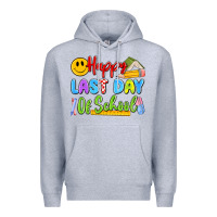Heather Grey happy last day of school Premium Hoodie - Artiststas