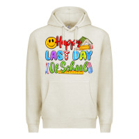 Oatmeal Heather happy last day of school Premium Hoodie - Artiststas