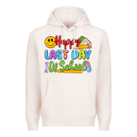 Pale Pink happy last day of school Premium Hoodie - Artiststas