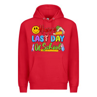 Red happy last day of school Premium Hoodie - Artiststas