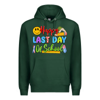 Sports Green happy last day of school Premium Hoodie - Artiststas