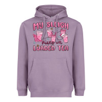 Lavender my sleigh runs on loaded tea Heavyweight Hoodie - MaliasSmallBusiness