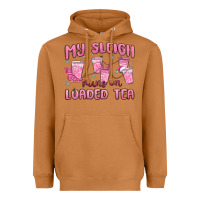 Meerkat my sleigh runs on loaded tea Heavyweight Hoodie - MaliasSmallBusiness