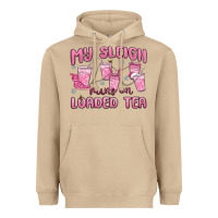 Mushroom my sleigh runs on loaded tea Heavyweight Hoodie - MaliasSmallBusiness
