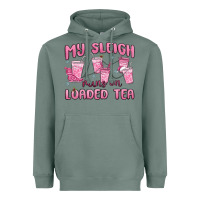 Sage my sleigh runs on loaded tea Heavyweight Hoodie - MaliasSmallBusiness