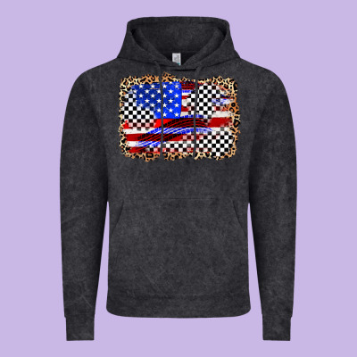 Race American Flag Vintage Hoodie Designed By Zillion Design Studio