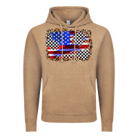 Vintage Coffee race american flag Vintage Hoodie - Zillion Design Studio